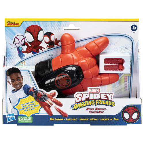 Marvel Spidey and His Amazing Friends Miles Morales Spider-Man Web Launcher  | Toys