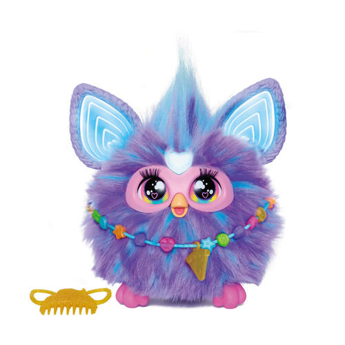 Furby 菲比精靈紫色菲比互動玩具