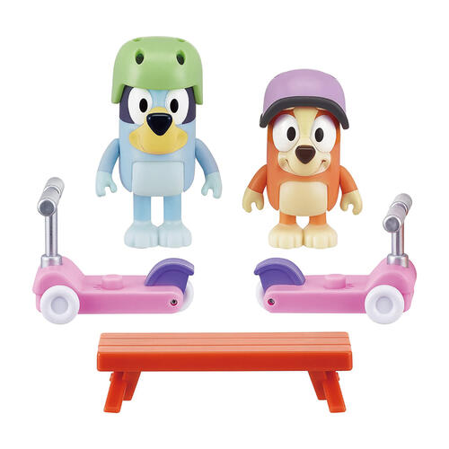 Bluey S4 Fig & Vhcl Playset - Scooter Time