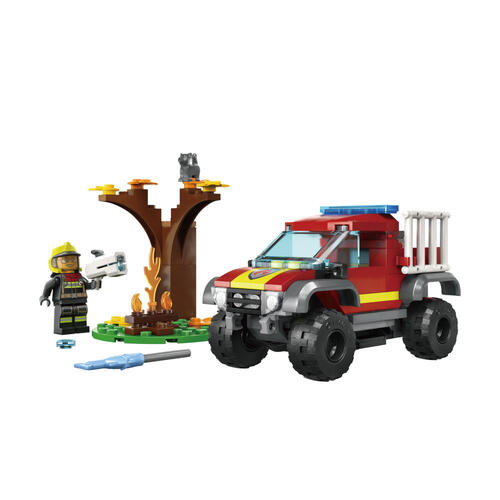 LEGO樂高 City系列 4x4 消防車救援 60393