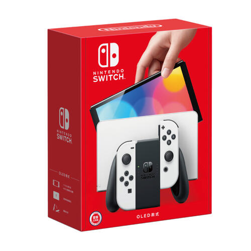 Nintendo Switch（OLED款式）黑色主機 白白手把 亞版+收納包附2款螢幕保護貼+超級瑪利歐兄弟 驚奇 亞中版附贈品