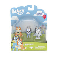 Bluey S2 Figure 2pk - Cousins - Bingo-muffin-socks