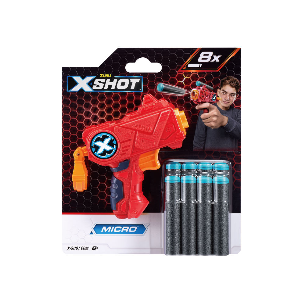 X-Shot Excel Micro Blaster (8 Darts) | Toys